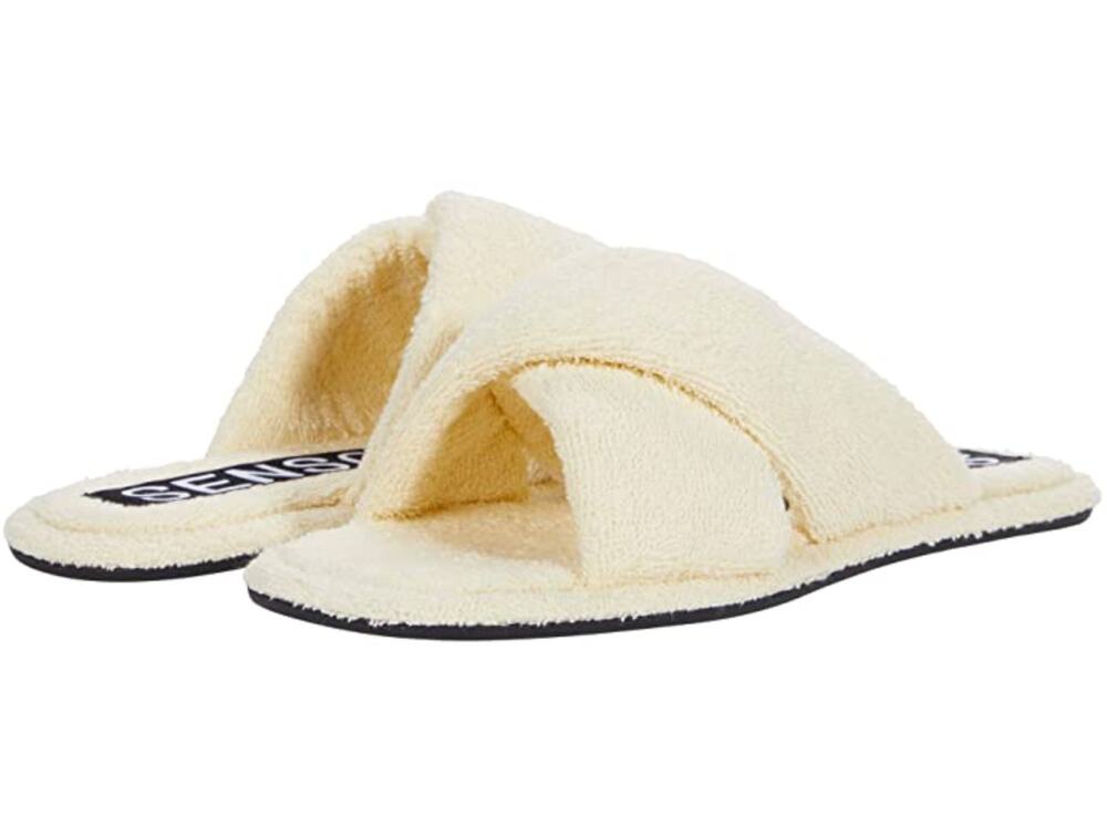 Senso Women's Inka IV Slide Sandals EU 36 US 6 Cream White Cotton NWOB